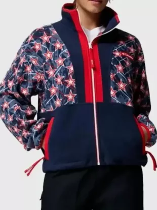 Olympics 2026 Columbia Team USA Fleece Jacket
