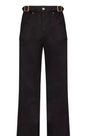 Donna Ida Minnie The High Top Full Length Wide Leg Flared Jeans