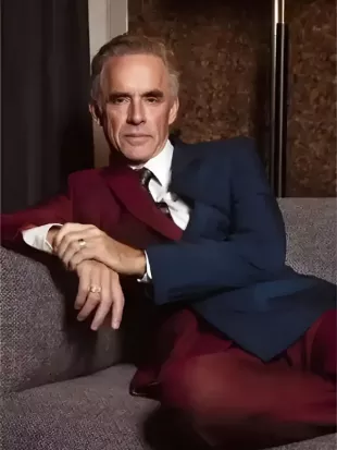 Heaven And Hell Jordan Peterson Two-Tone Suit
