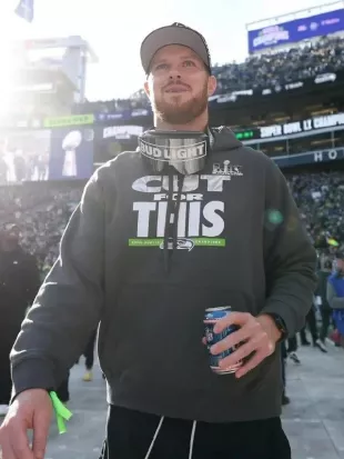 Sam Darnold Seahawks Super Bowl Parade Hoodie