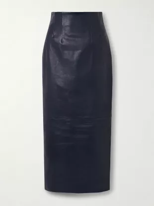 Loxley Leather Maxi Skirt