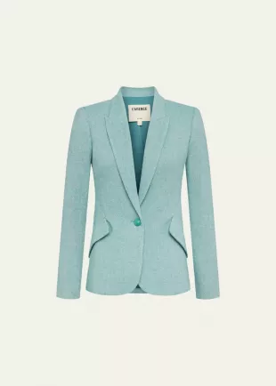 Chamberlain Single-Breasted Wool-Blend Blazer