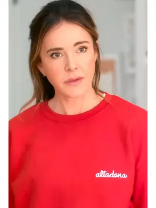 Shrinking S03 Christa Miller Altadena Red Sweatshirt