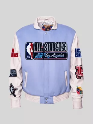 NBA All-Star 2026 Wool & Leather Varsity Jacket