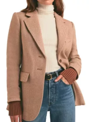 Shrinking S03 Liz’s Herringbone Blazer