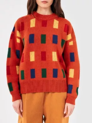 Demain Nous Appartient Catherine Benguigui Orange Jumper