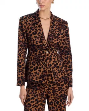 Leopard Print Blazer