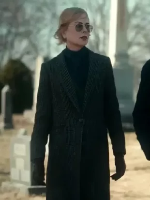 Scarpetta 2026 Nicole Kidman Plaid Trench Coat