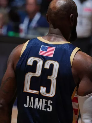 Lebron James USA All Stars Blue Jersey