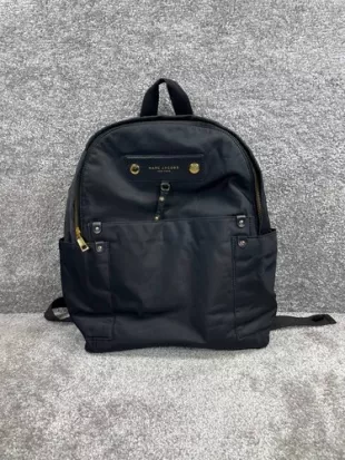 Mini Backpack Black Top Handle Adjustable Shoulder