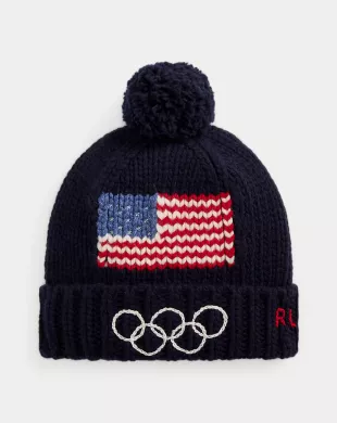 Team USA Flag Wool Beanie