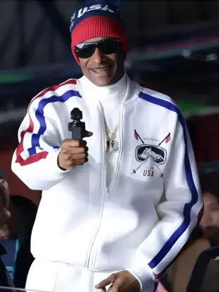 Milano Cortina Snoop Dogg 2026 Winter Olympics White Jacket