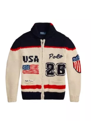 Good Morning America 2026 Janai Norman Team USA Cardigan