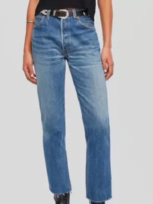 Shrinking S03 Christa Miller Western Denim Jeans