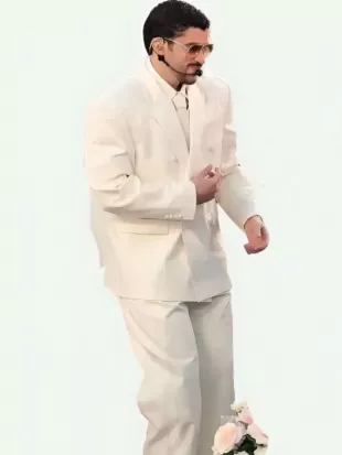 Super Bowl LX Bad Bunny Off White Suit