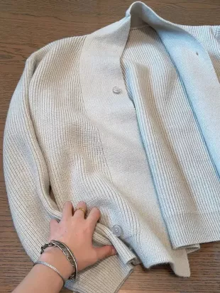 Retro Fashion Shawl Wrap Knit Cardigan Knitwear