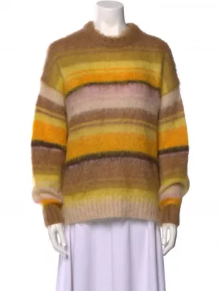 Mohair Striped Sweater