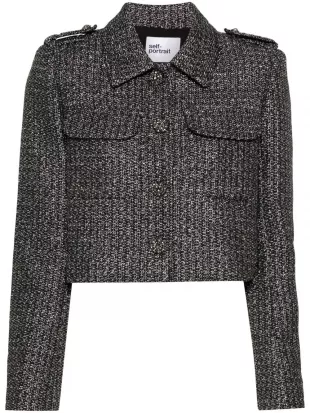 Metallic Boucle Jacket
