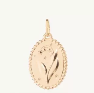 Lily of the Valley Poem Charm