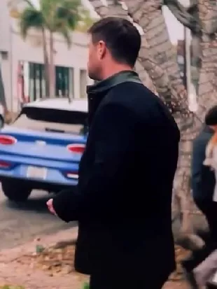 Crime 101 Chris Hemsworth Black Coat