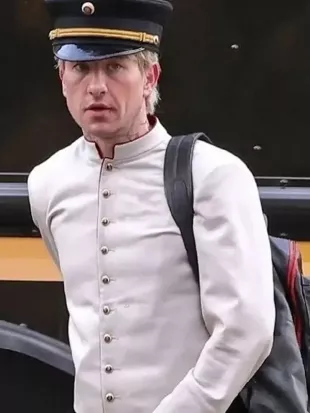 Barry Keoghan Crime 101 White Jacket