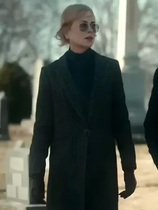 Scarpetta 2026 Nicole Kidman Plaid Trench Coat