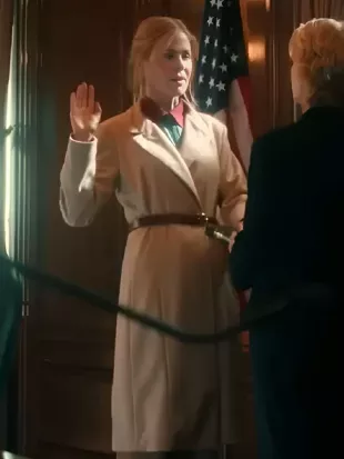 Scarpetta 2026 Nicole Kidman Beige Coat