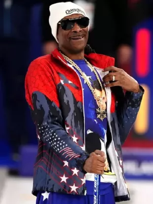 Snoop Dogg Curling Milano Cortina 2026 Winter Olympics Jacket
