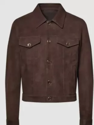Today Show 2026 John Legend Brown Suede Trucker Jacket