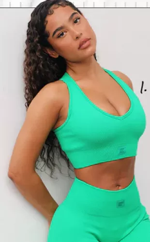 Green Racerback Top