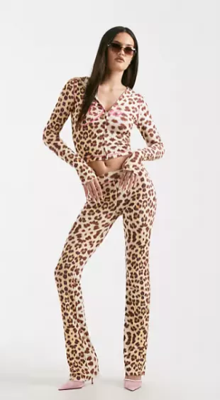 Blare Logo Back Print Contrast Stitch Track Pant Co Ord