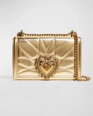 Devotion Quilted Shoulder Bag