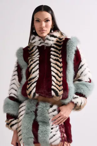 Have It All Paneled Fur Coat