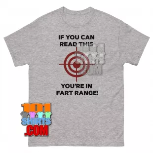 Hubie Halloween Movie 2020 If You Can Read This You're In Fart Range T-Shirt