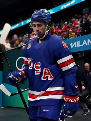 Quinn Hughes 2026 Winter Olympics Ice Hockey Jersey