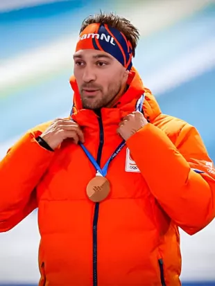 Kjeld Nuis Winter Olympics 2026 Team Netherlands Puffer Jacket