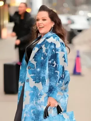 Melissa McCarthy NYC 2026 Floral Coat