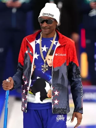 Winter Olympics Snoop Dogg Curling Milano Cortina 2026 Jacket