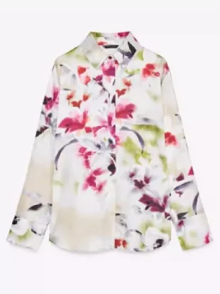 Days of Our Lives 2026 Maggie Carney Floral Print Shirt