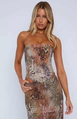 Let It Go Strapless Bustier Savannah Fusion