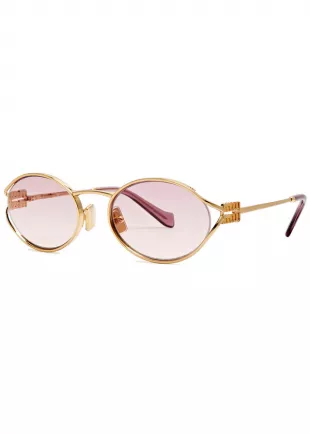 MU52YS Women's Oval Sunglasses