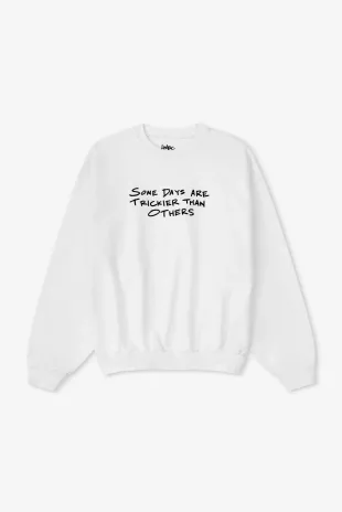 Some Days They’re Trickier Than Others Unisex Crew Fleece Sweatshirt