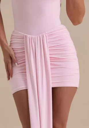 Nara Drape Mini Skirt