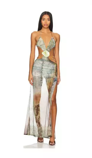 Vida Backless Maxi Dress