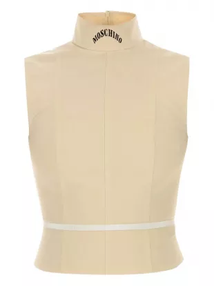 High Neck Sleeveless Top