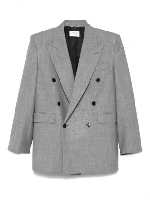 Gray Wool Blazer