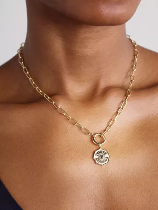 Porte Bonheur Mini 14-karat Gold