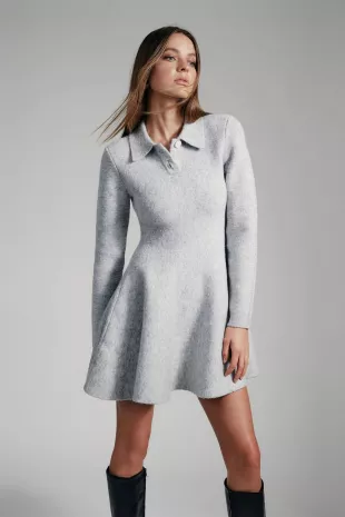 Lexter Mini Volume Knit Dress