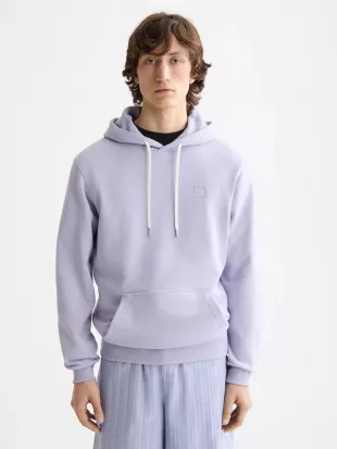 Logo Badge Hoodie in Languid Lavender