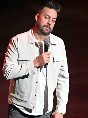 John Crist Jokes for Humans 2026 White Jacket
